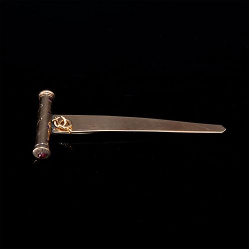 9KT GOLD BOOKMARKER AND PENCIL9kt