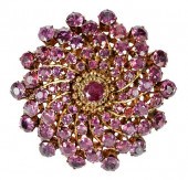 9KT. SAPPHIRE BROOCHand pendan