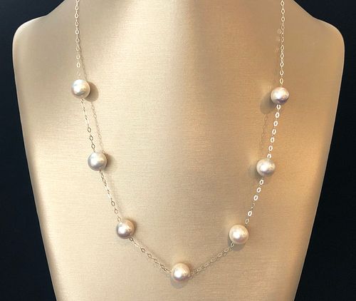 9MM FINE WHITE AKOYA PEARL TIN
