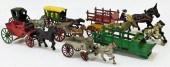 9PC AMERICAN CAST IRON HORSE D