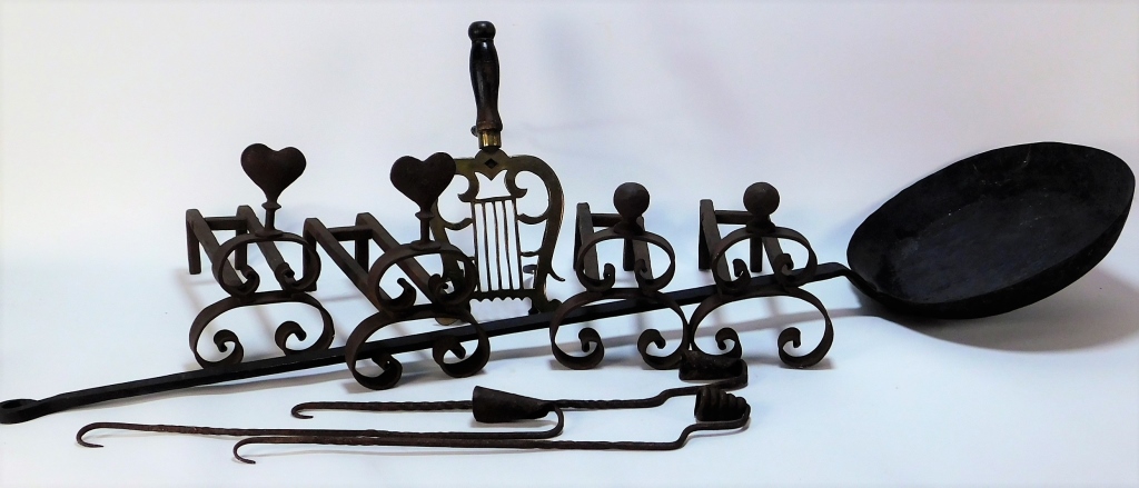 9PC AMERICAN COUNTRY FORGED IRON