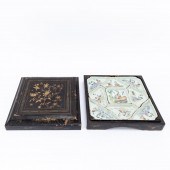 9PC CHINESE FAMILLE ROSE PORCE