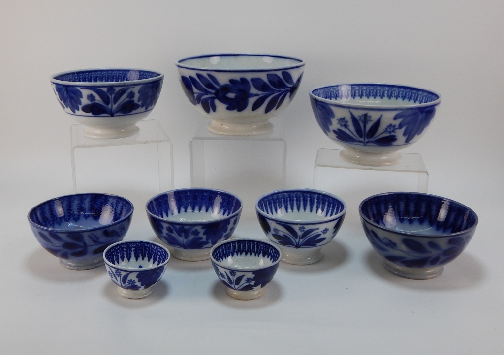 9PC DELFT SOCIETE CERAMIQUE