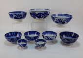 9PC DELFT SOCIETE CERAMIQUE MA