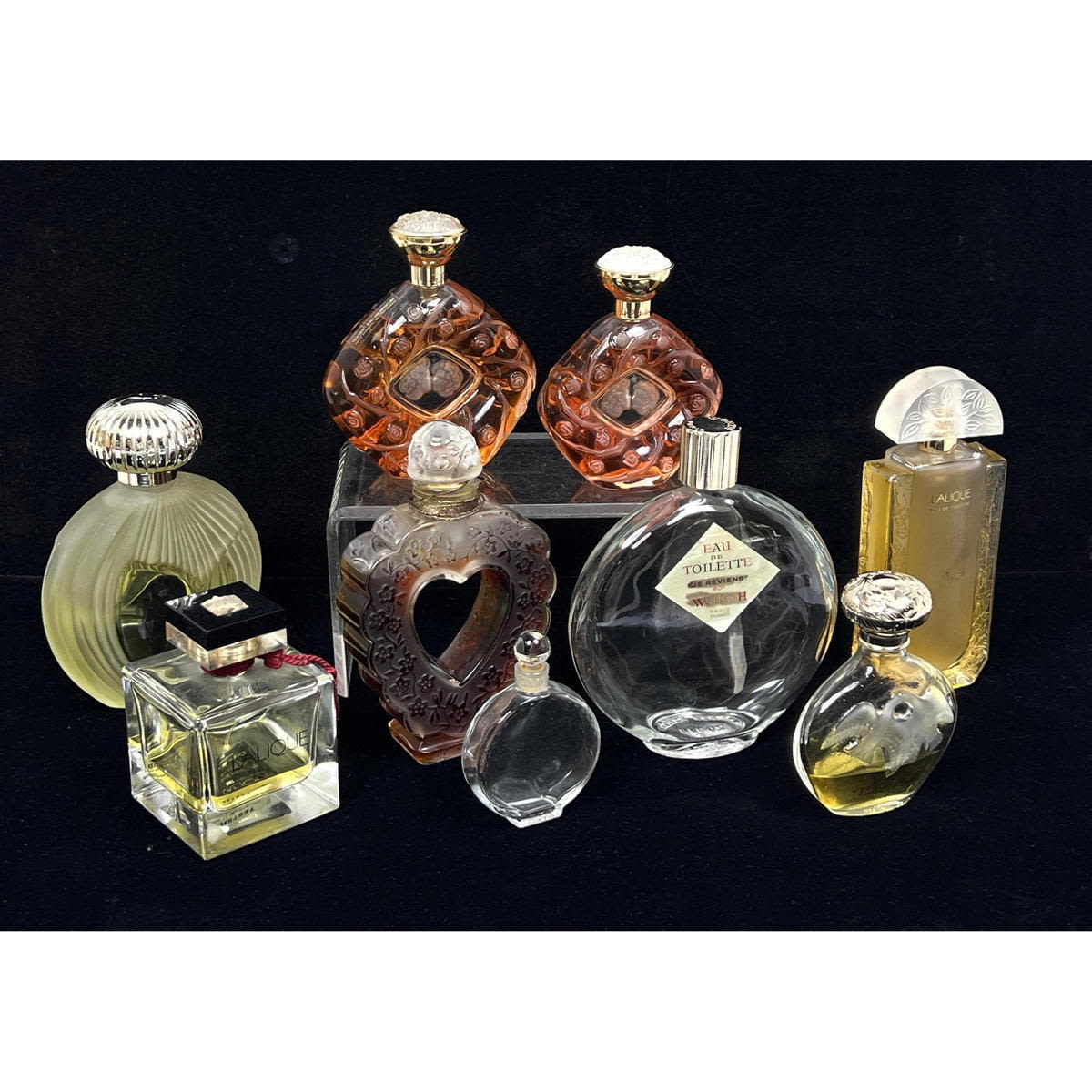 9pc Designer Perfume Bottles.
