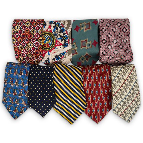 (9PC) DESIGNER TIE