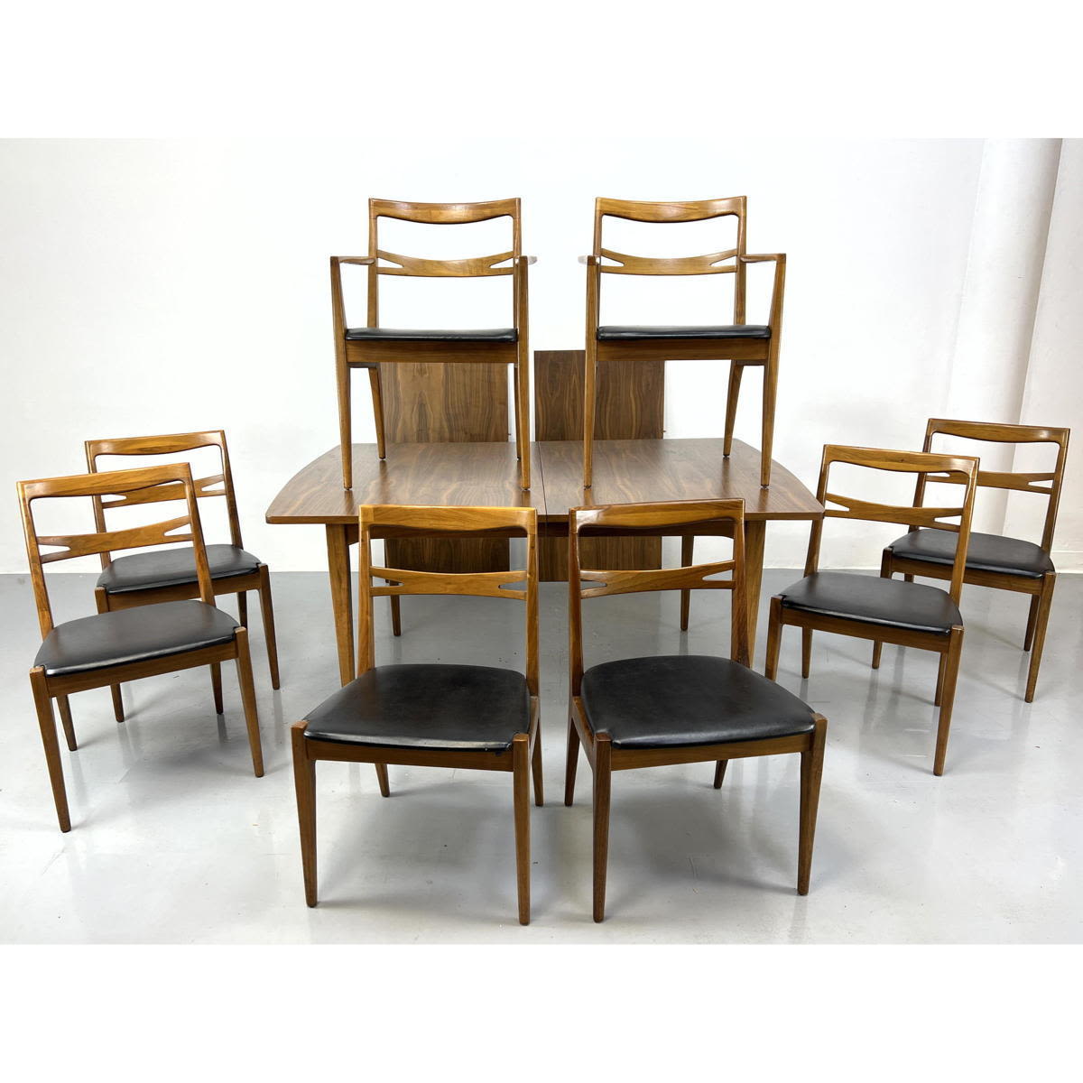 9pc DREXEL American Modern Walnut