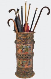 9PC ESTATE CANES & UMBRELLAS W