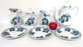 9PC JACOB FURNIVAL CO IRONSTON