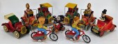 9PC JAPANESE TIN LITHO VEHICLE