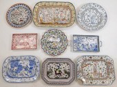 9PC PORTUGUESE PORCELAIN CHARG