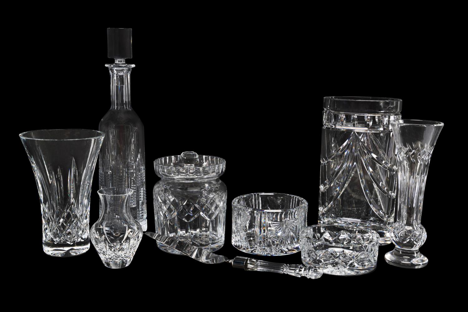 9PC SELECTION OF WATERFORD