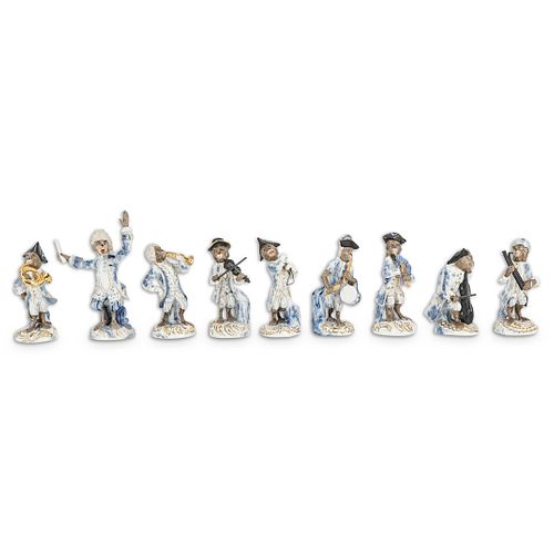 (9PC) SITZENDORF GERMAN PORCELAIN