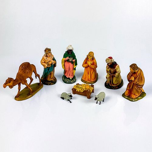 9PC VINTAGE NATIVITY SETSix figures