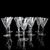 9PC WATERFORD CRYSTAL WATER GO