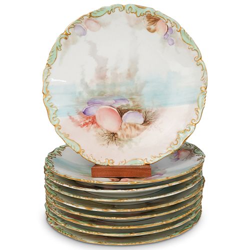 (9PCS) ANTIQUE LIMOGES