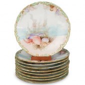 (9PCS) ANTIQUE LIMOGES TRESSEM