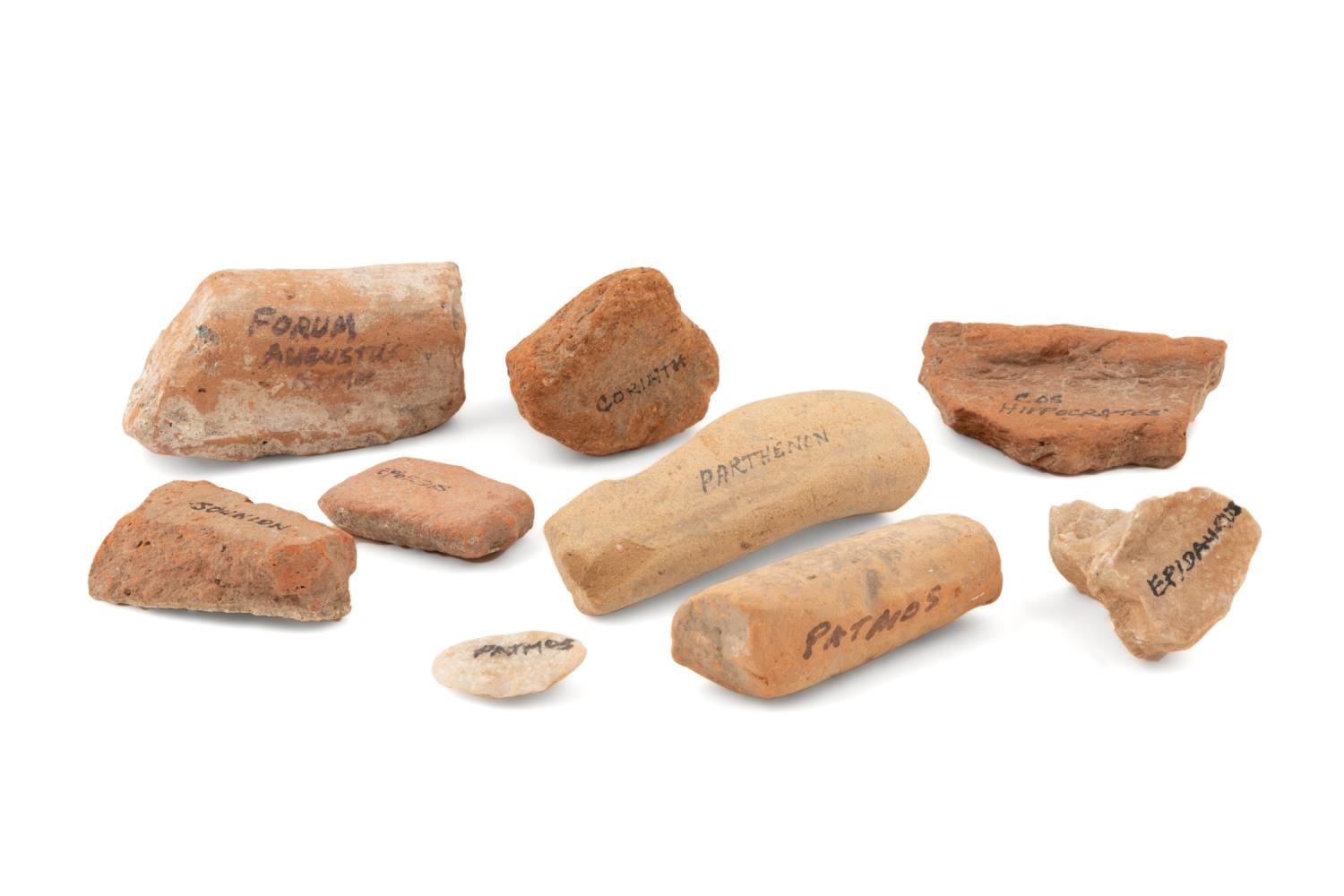 9PCS GREEK & ROMAN POTTERY