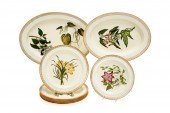 9PCS WEDGWOOD 19TH C "BOTANICA