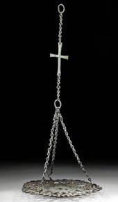 9TH C. BYZANTINE BRONZE HANGIN