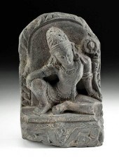 9TH C. INDIAN PALA STONE PANEL