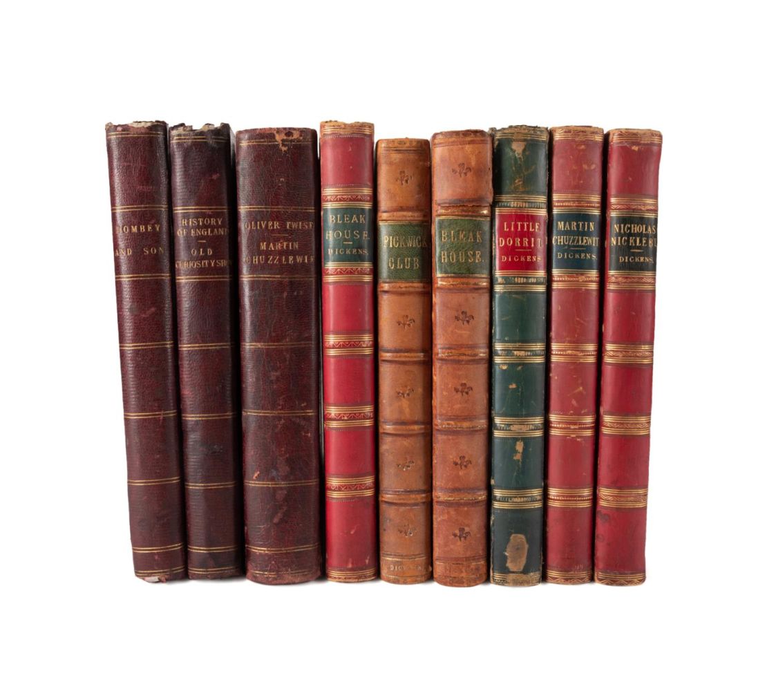 9VOL C. DICKENS, VICTORIAN LARGE