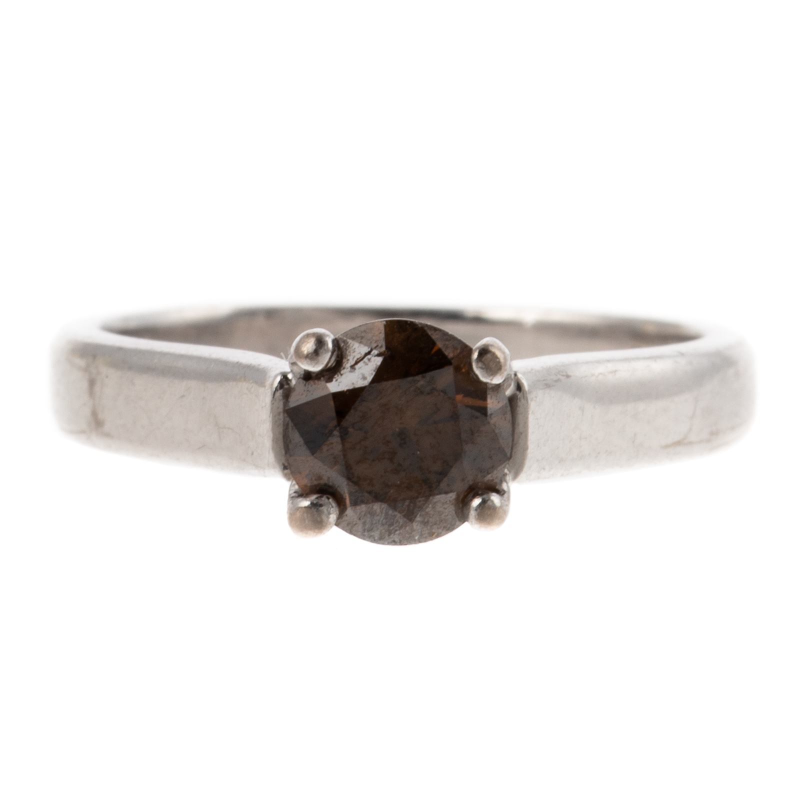 A 0.75 CARAT SCOTT KAY COGNAC