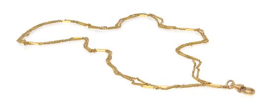*A 10 Karat Yellow Gold Watch Fob