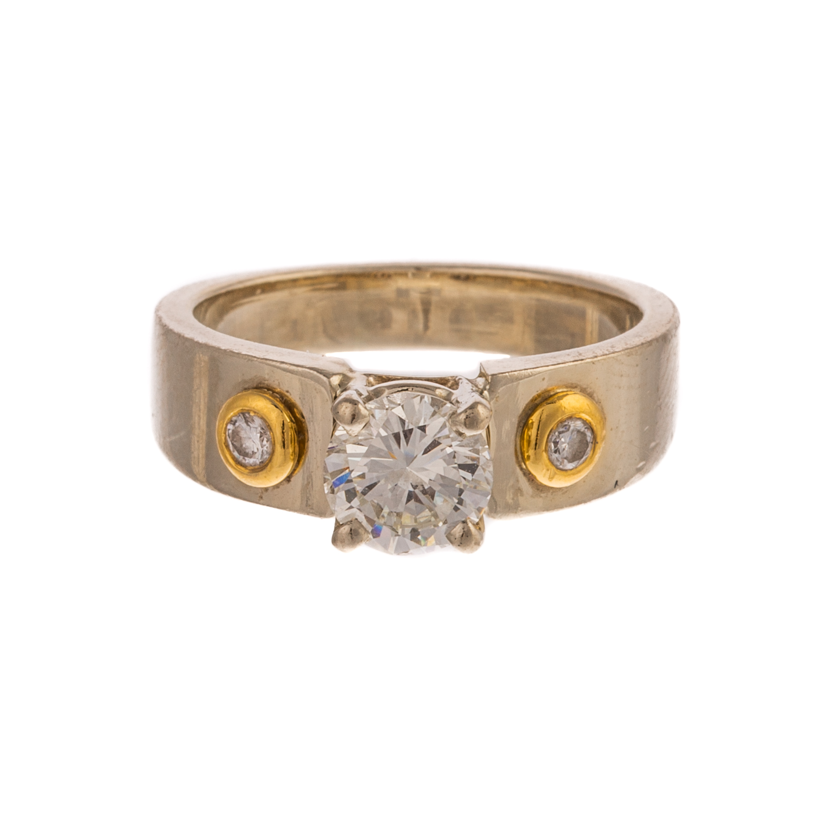 A 1.00 CT ROUND BRILLIANT DIAMOND