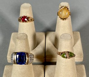 A 10k (stamped) men’s ring with