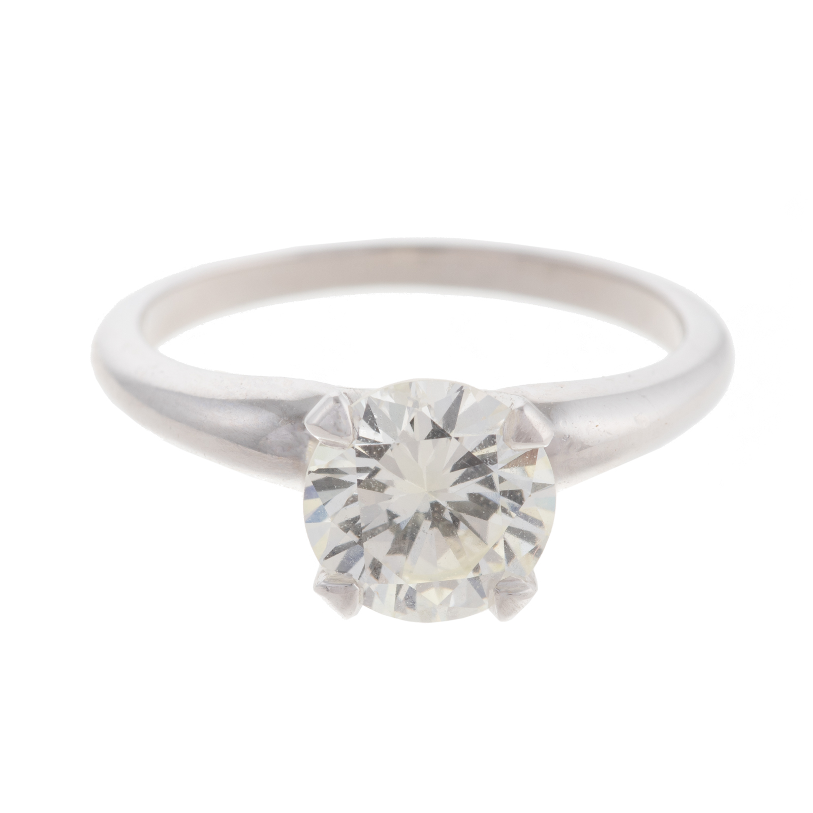 A 1.11 CT ROUND BRILLIANT DIAMOND