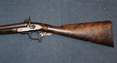 A 12 bore pin fire underlever