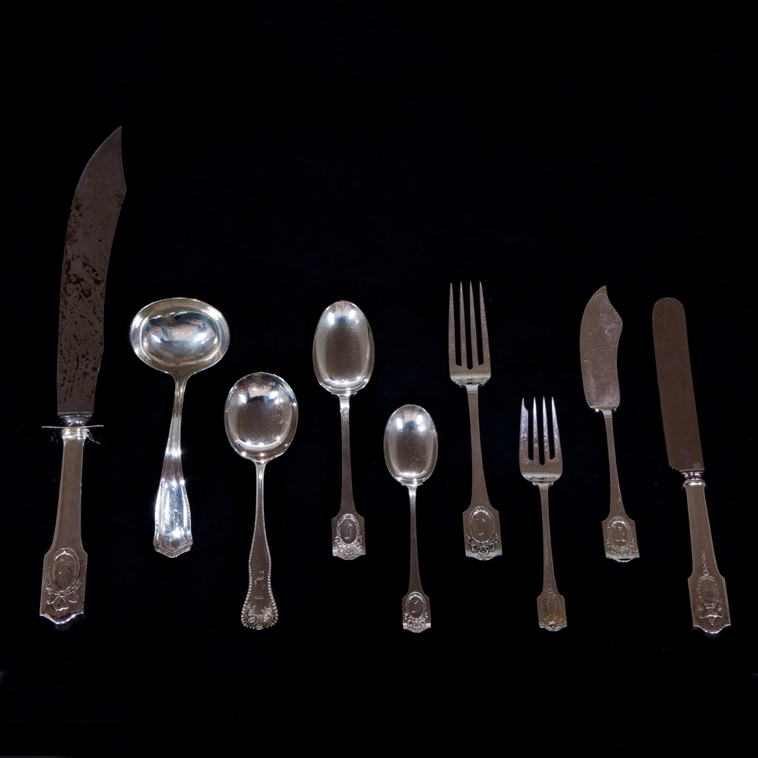 A (12 PC SET) SHREVE NAPOLEONIC