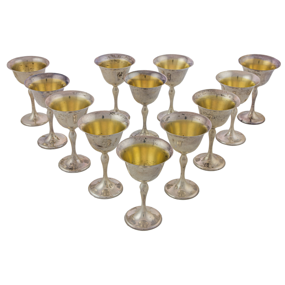 A (12 PC) SUITE OF SHREVE & CO BASE