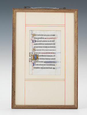 A 13th Century Illuminated