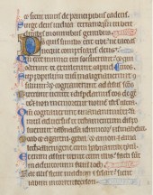A 13th Century Illuminated Psa