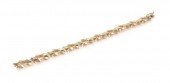 A 14 Karat Yellow and Rose Gol