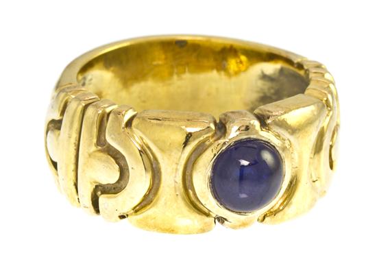 A 14 Karat Yellow Gold and