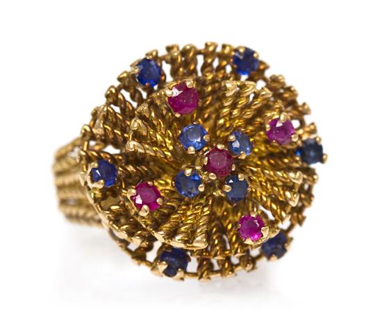 *A 14 Karat Yellow Gold and