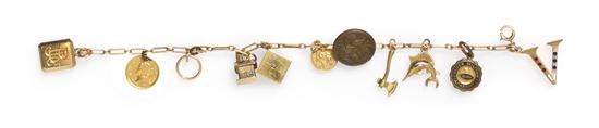 *A 14 Karat Yellow Gold Charm