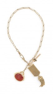 A 14 Karat Yellow Gold Watch C