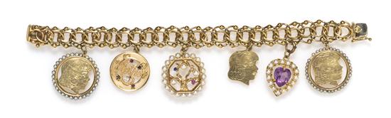A 14 Karat Yellow Gold Charm