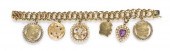 A 14 Karat Yellow Gold Charm B