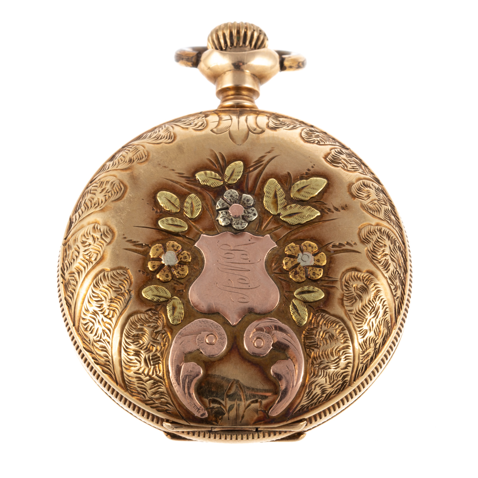 A 14K ELGIN HUNTER CASE POCKET