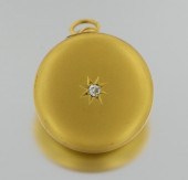 A 14k Gold and Diamond Eyeglas