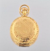 A 14k Gold Pocketwatch by Elgi