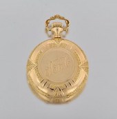 A 14k Gold Pocketwatch by Walt