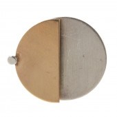 A 14K & STERLING SILVER RING B