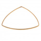 A 14K TRIANGULAR BANGLE BY BET