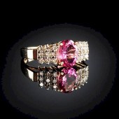 A 14K YELLOW GOLD, LE VIAN PIN